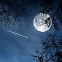 唯美的夜空头像