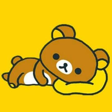爱睡觉的小懒熊头像