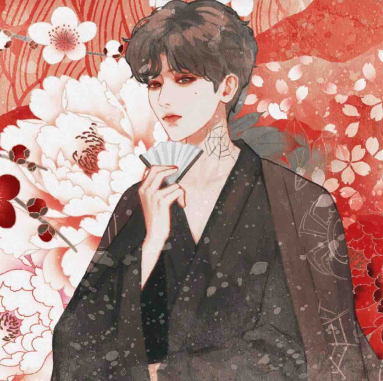 被蔡徐坤捏脸的ikun头像