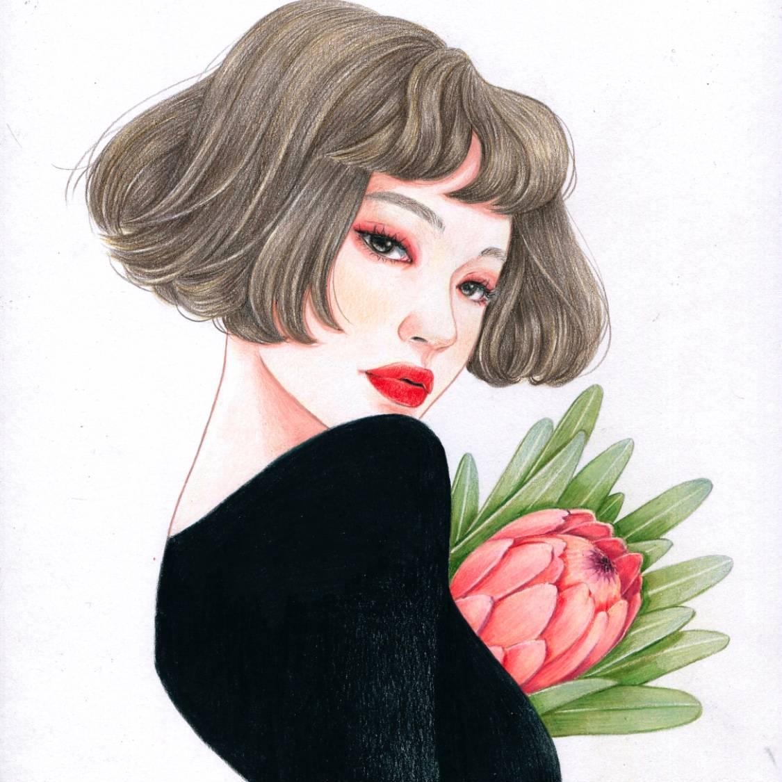 艺考大师姐头像