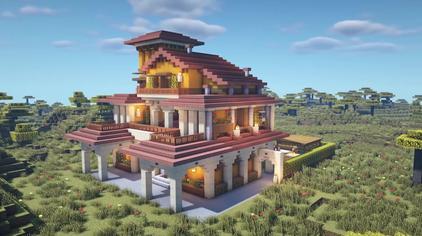 Minecraft欧式建筑 西瓜视频