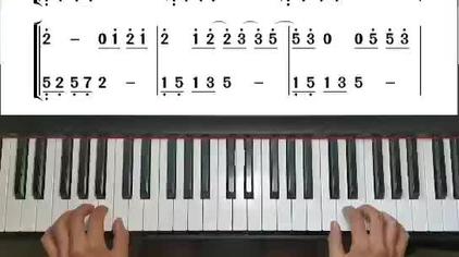 青花瓷的钢琴数字简谱 西瓜视频