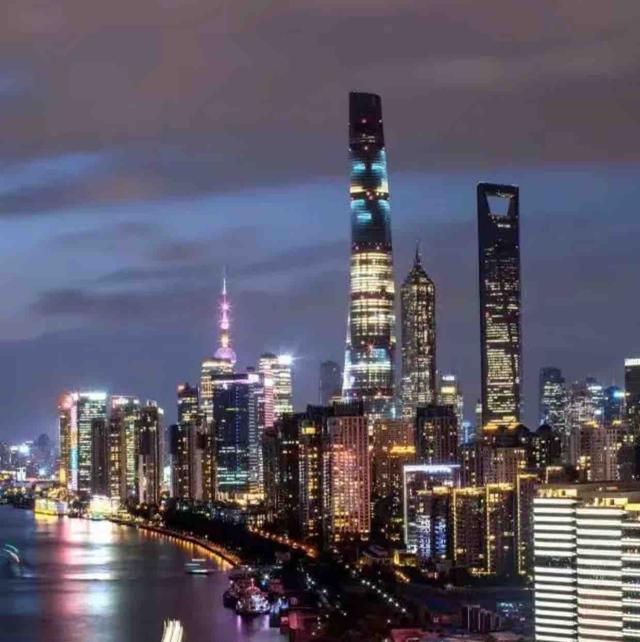 夜景头像高楼图片